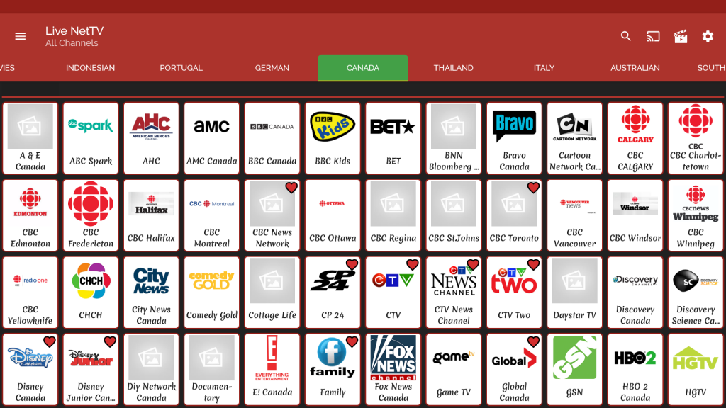 App with all tv channels sale